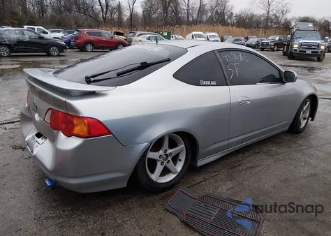 2004 Acura Rsx z USA, uszkodzony, nr VIN JH4DC538X4S017792